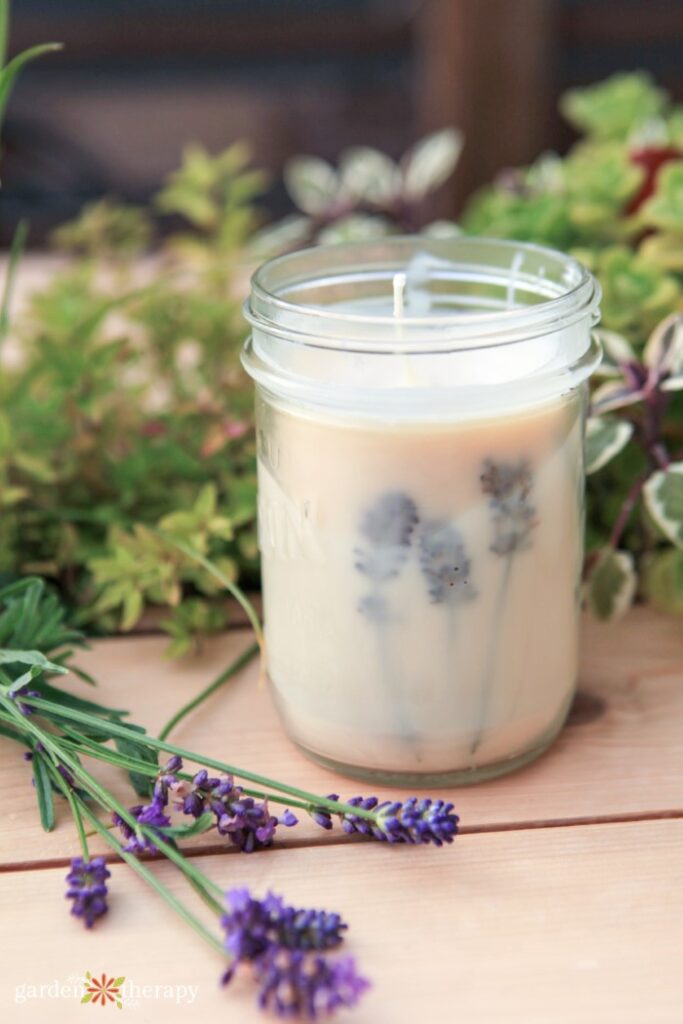 Handmade Lavender Candle